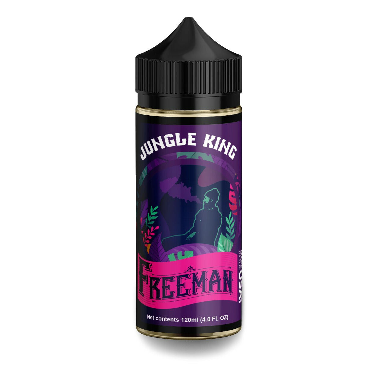 Freeman Vape juice Jungle King  - Strawberry kiwi &amp; banana in a sour blend