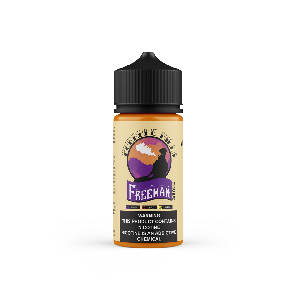 Purrple hills -  Fruit mix with a menthol kick.