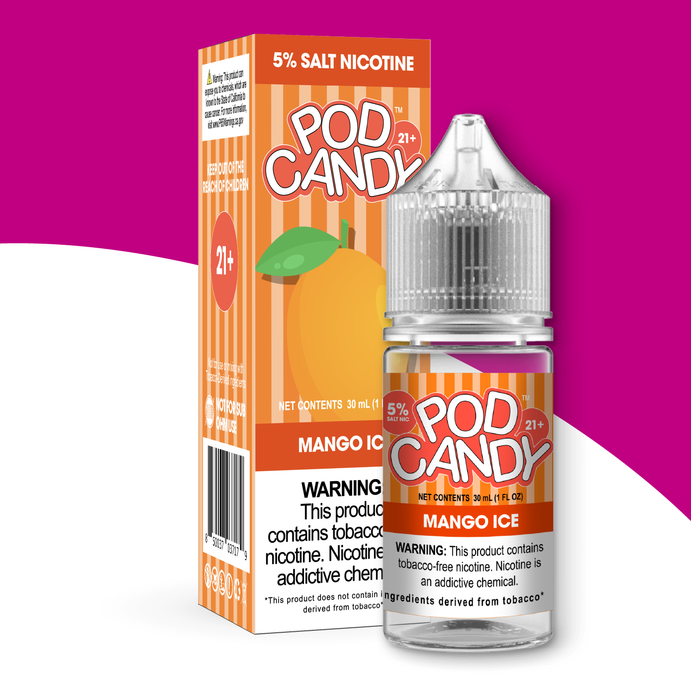 Pod Candy Mango Peach 5%