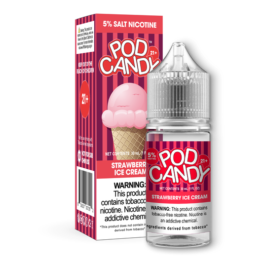 Pod Candy Strawberry Ice Cream 5%